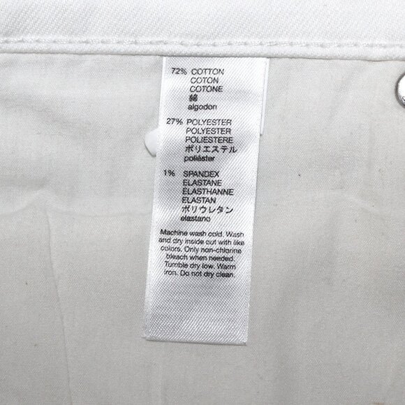 nwot GAP Sexy Boyfriend Cuffed Stretch-Denim Shorts in White, Size 10 (W30) - Picture 5 of 5